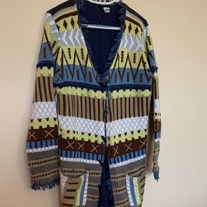Uniquely beautiful sweater jacket